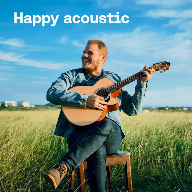 Happy acoustic cover image