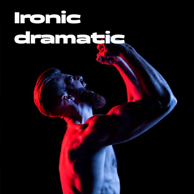 Free ironic dramatic music cover image