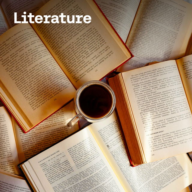 Literature cover image