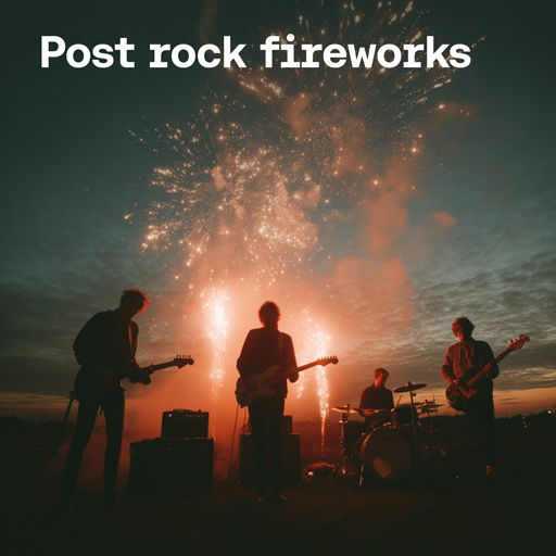 Post rock fireworks cover image