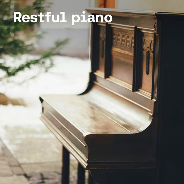 Restful piano cover image