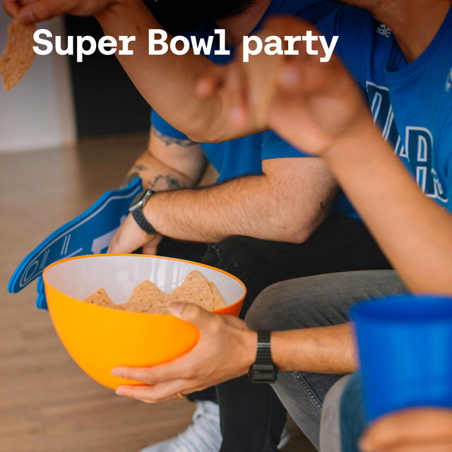 Super Bowl party cover image