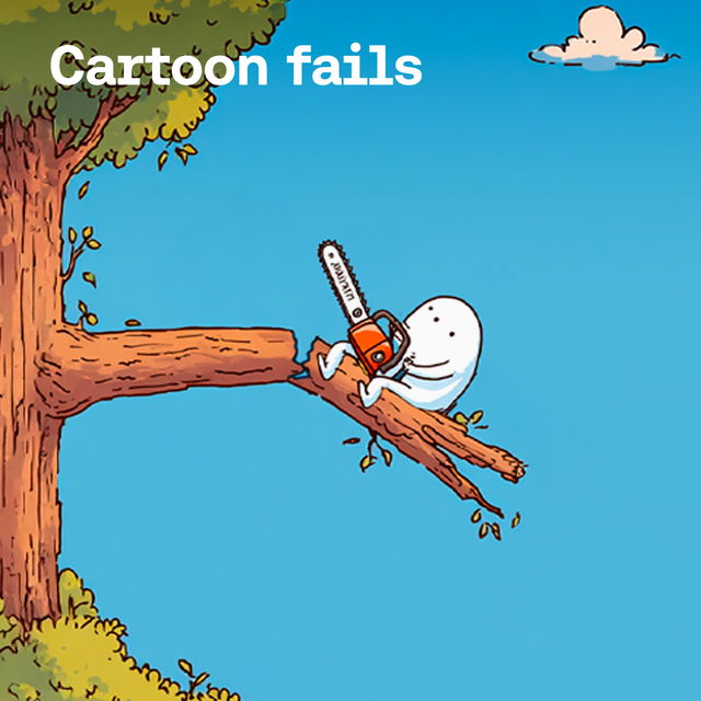 Cartoon fails cover image
