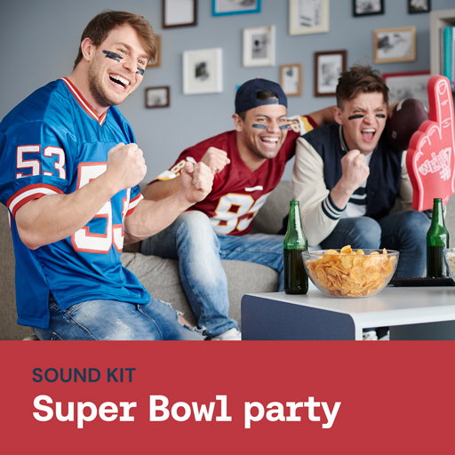Super Bowl party sound kit