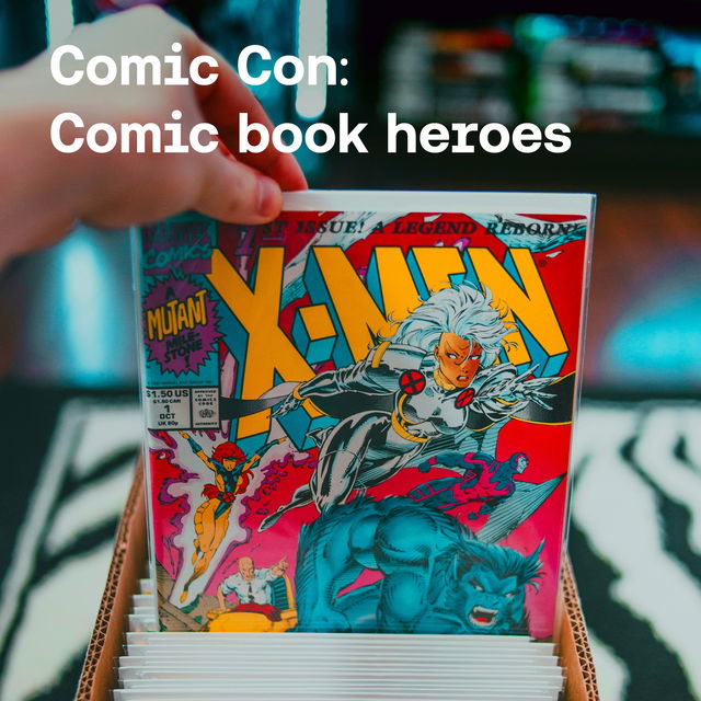 Comic book heroes cover image