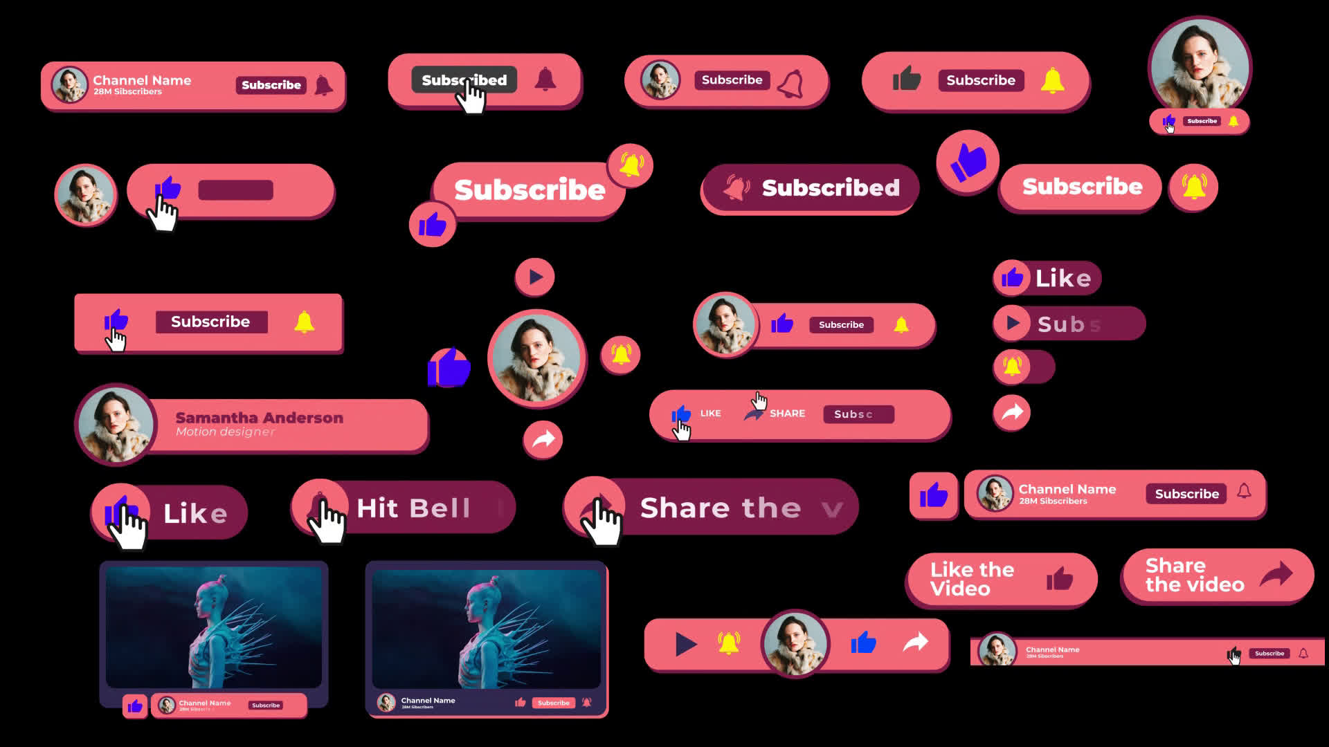 Pop YouTube Subscriber Pack