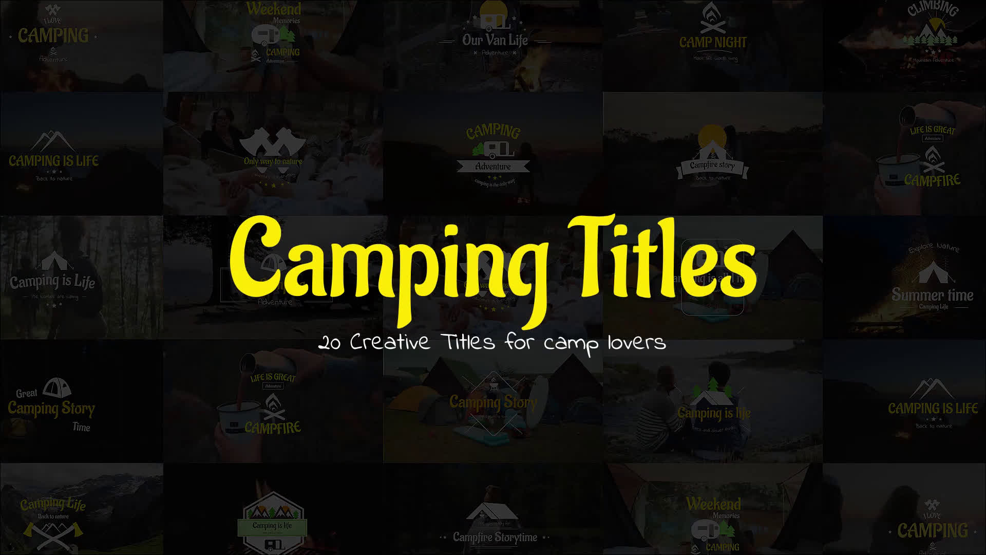 Camping Titles