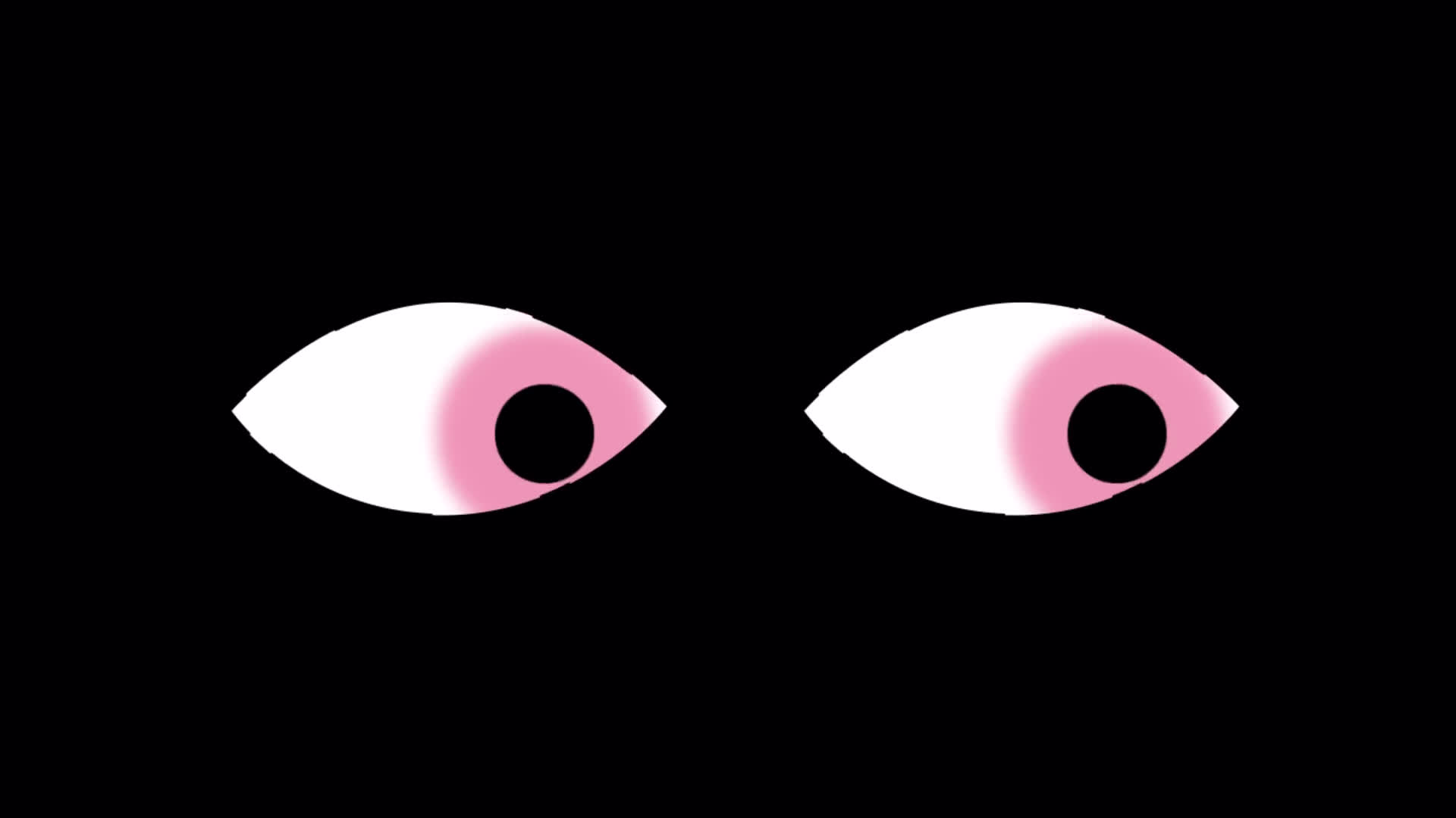 Eyes Looking Around On Alpha