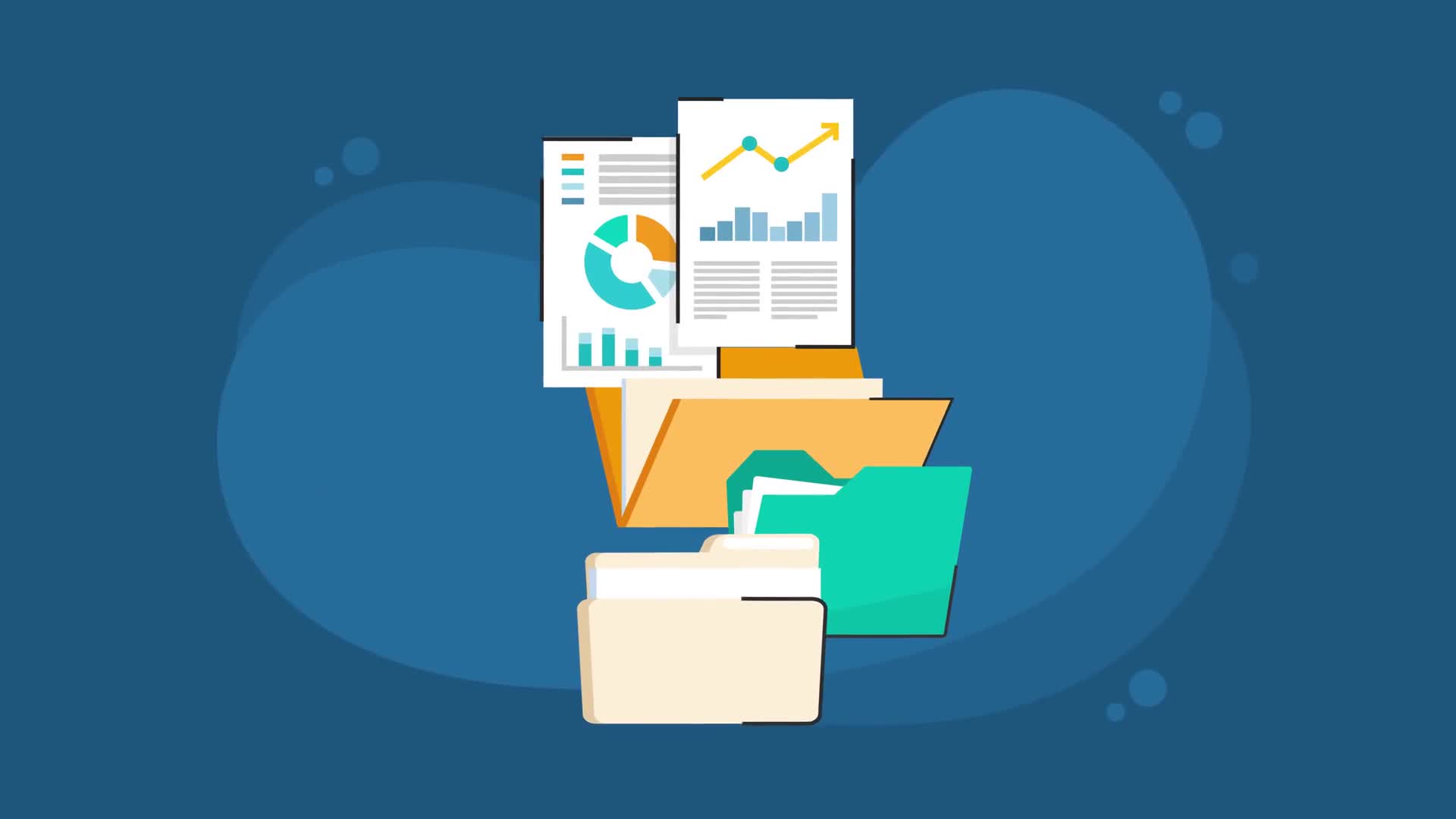 Financial Documents And Folders