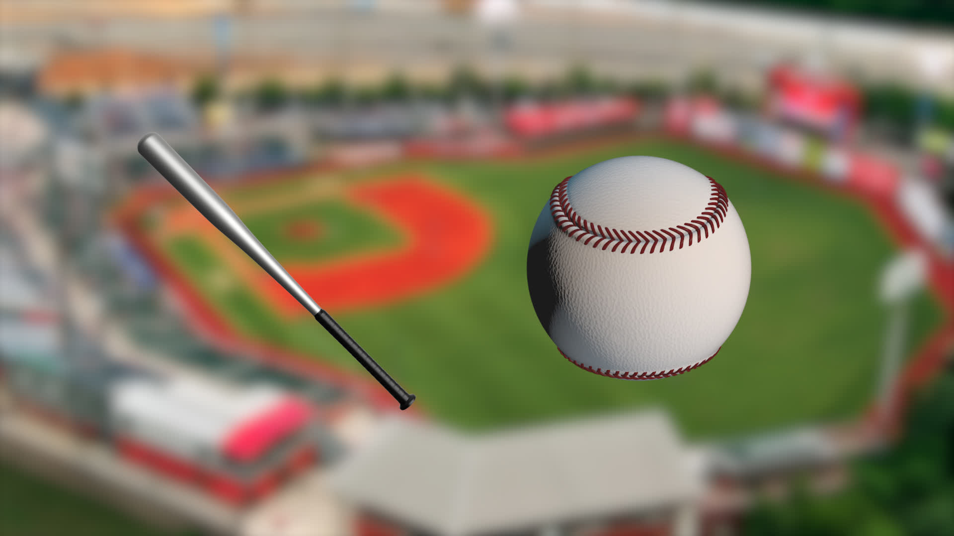 3D Baseball Objects