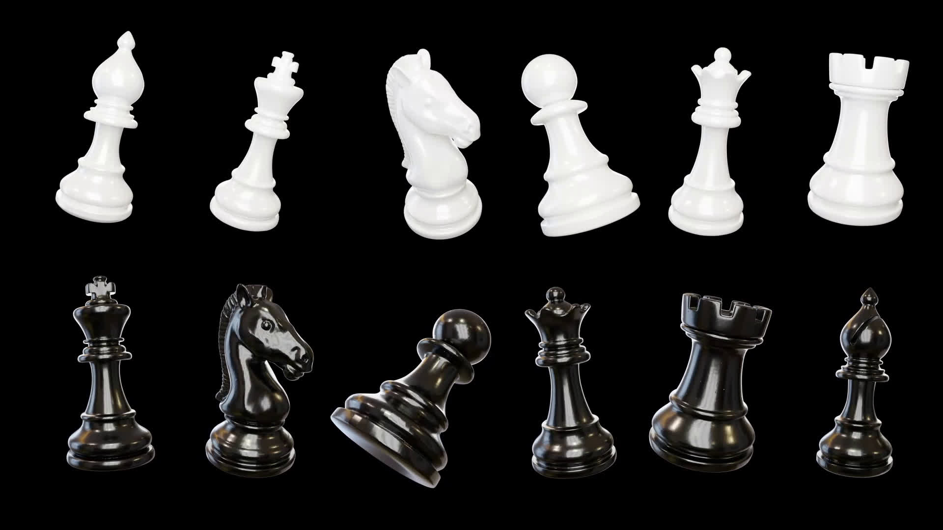 3D Chess Pieces