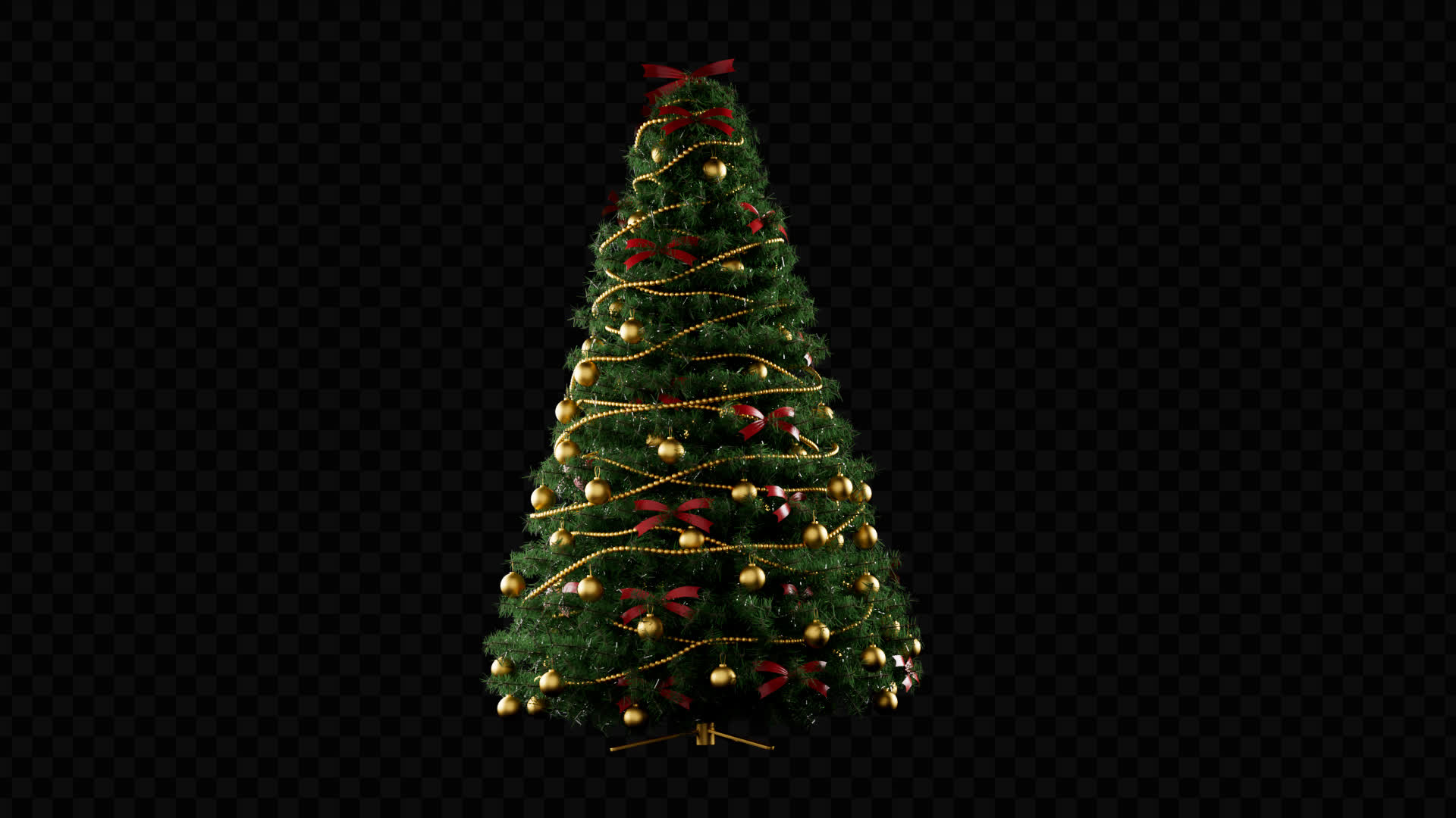 3D Christmas Tree on Alpha Loop