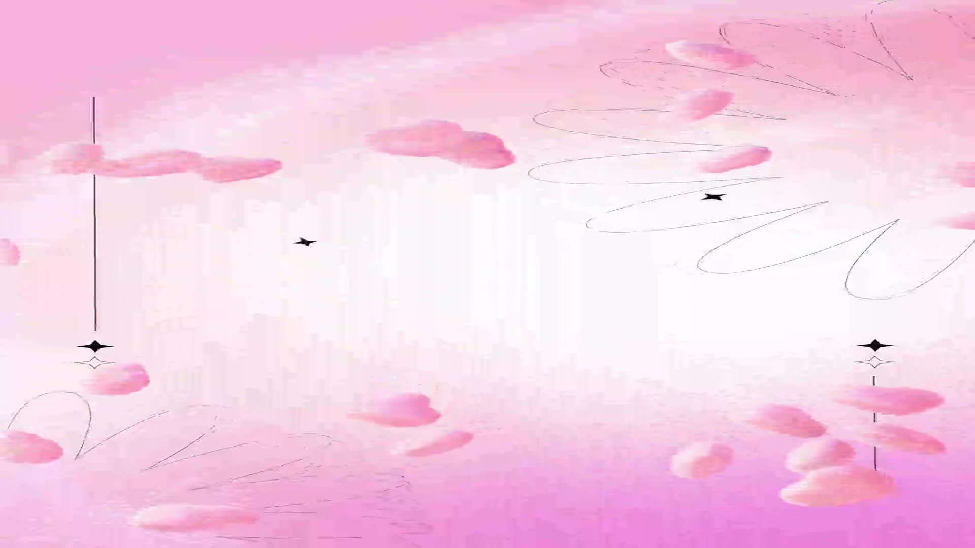 3D Heart Background