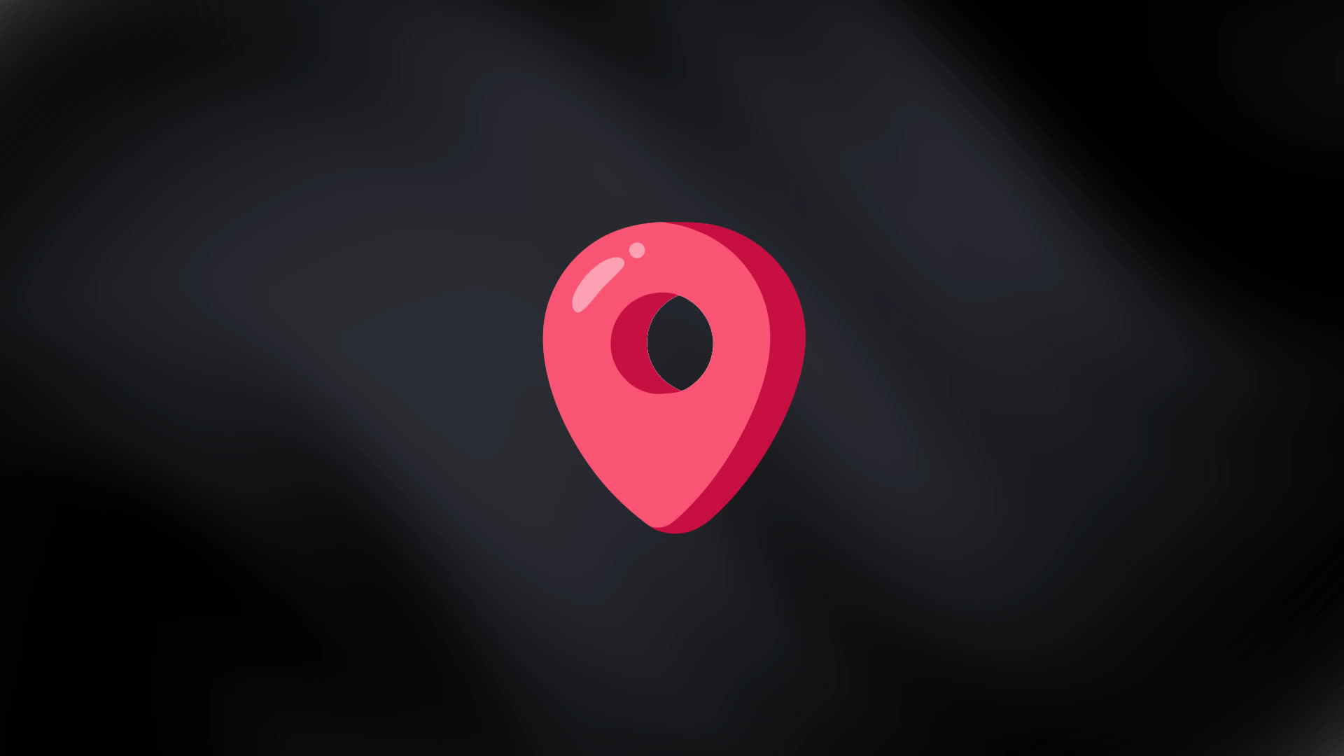 3D Location Icon Animation