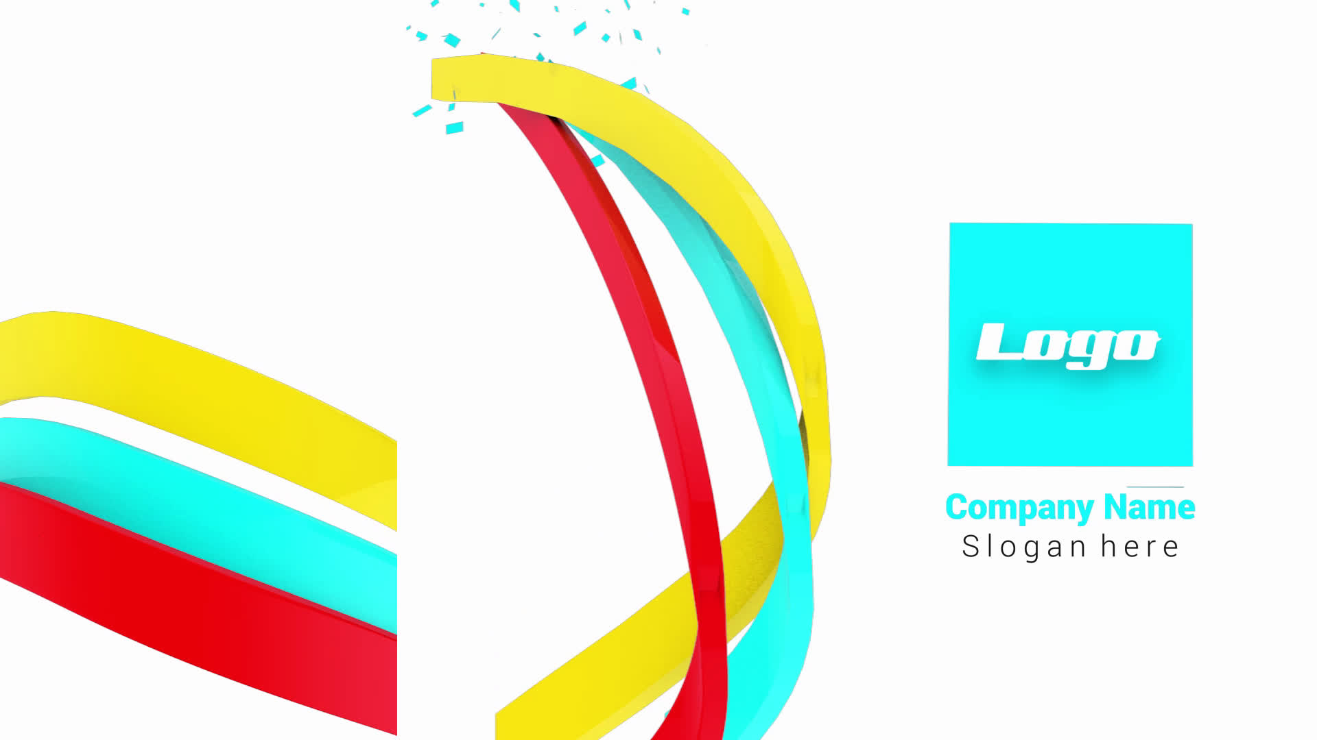 3D Ribbons Logo