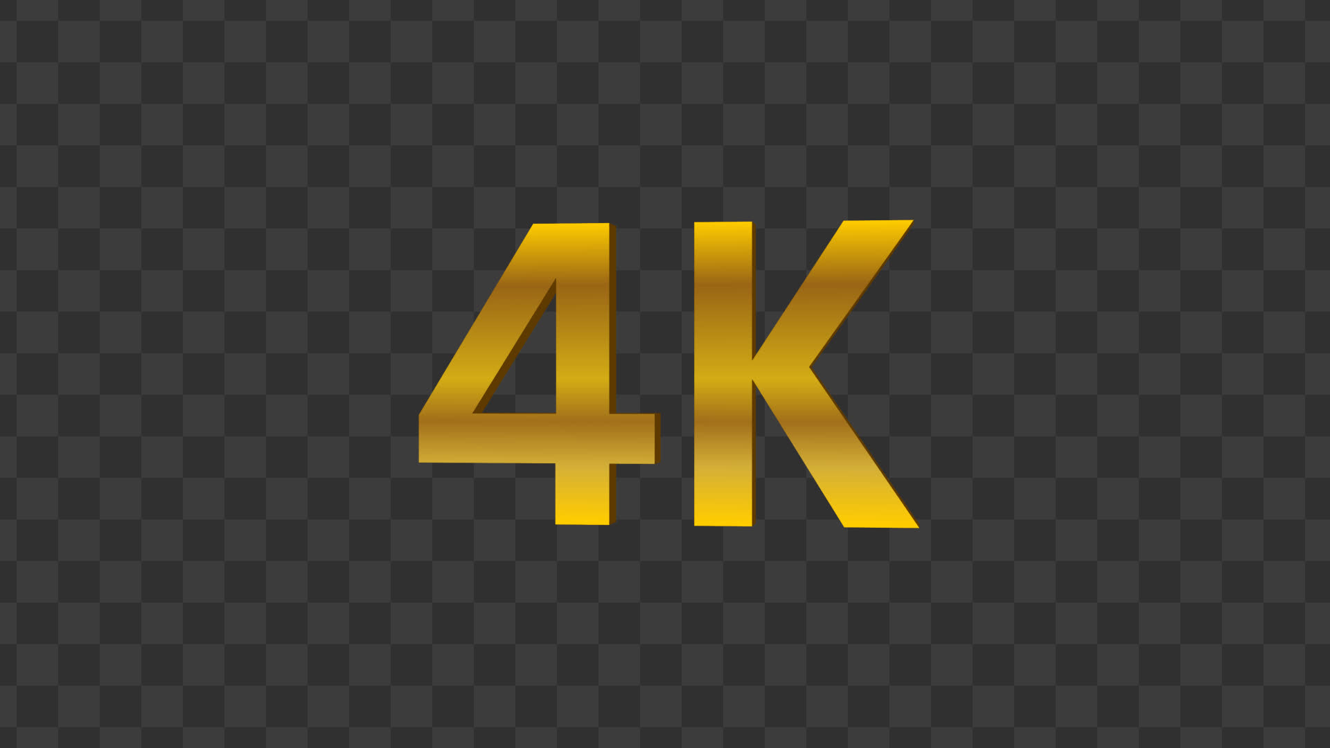 3D Rotating Gold Logo Animation