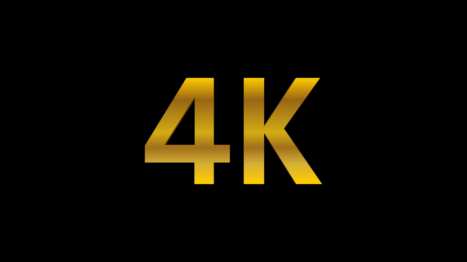 3D Rotating Gold Logo Animation