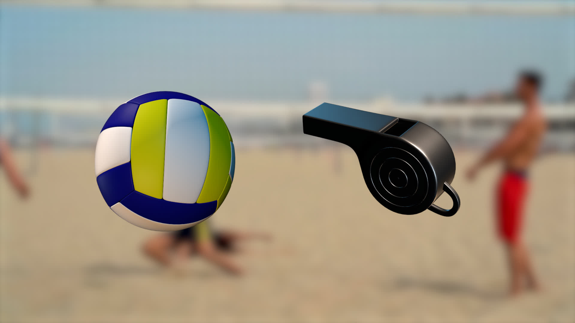 3D Volleyball Objects
