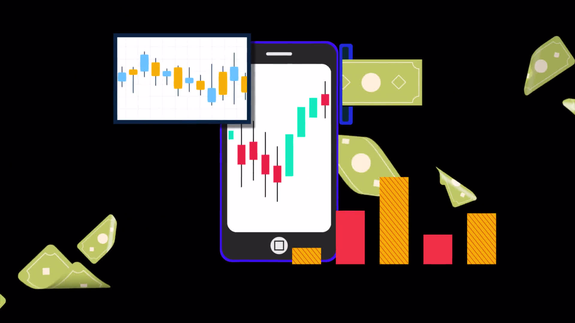 Smartphone Stock Charts On Alpha