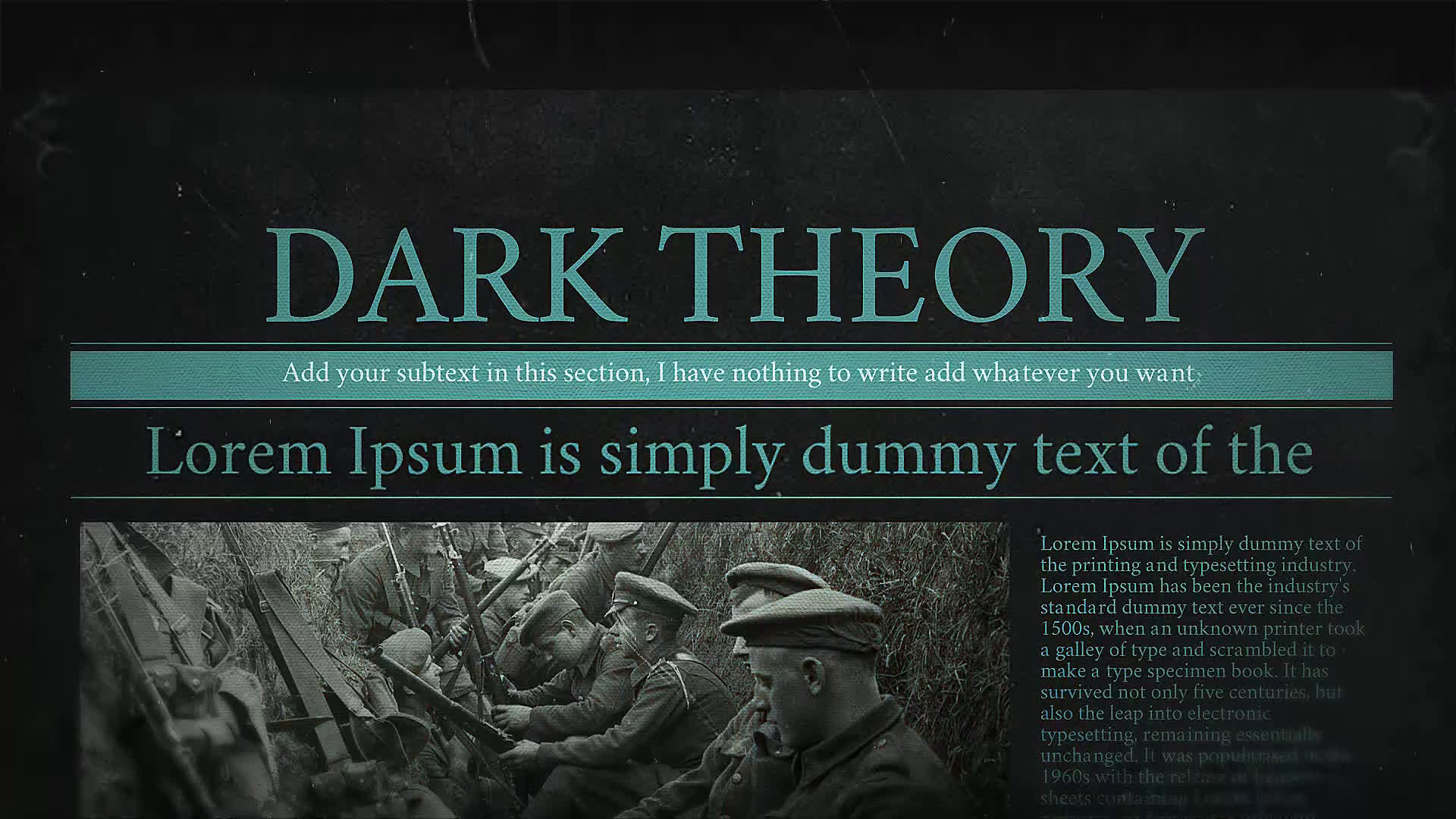 Detective Theory