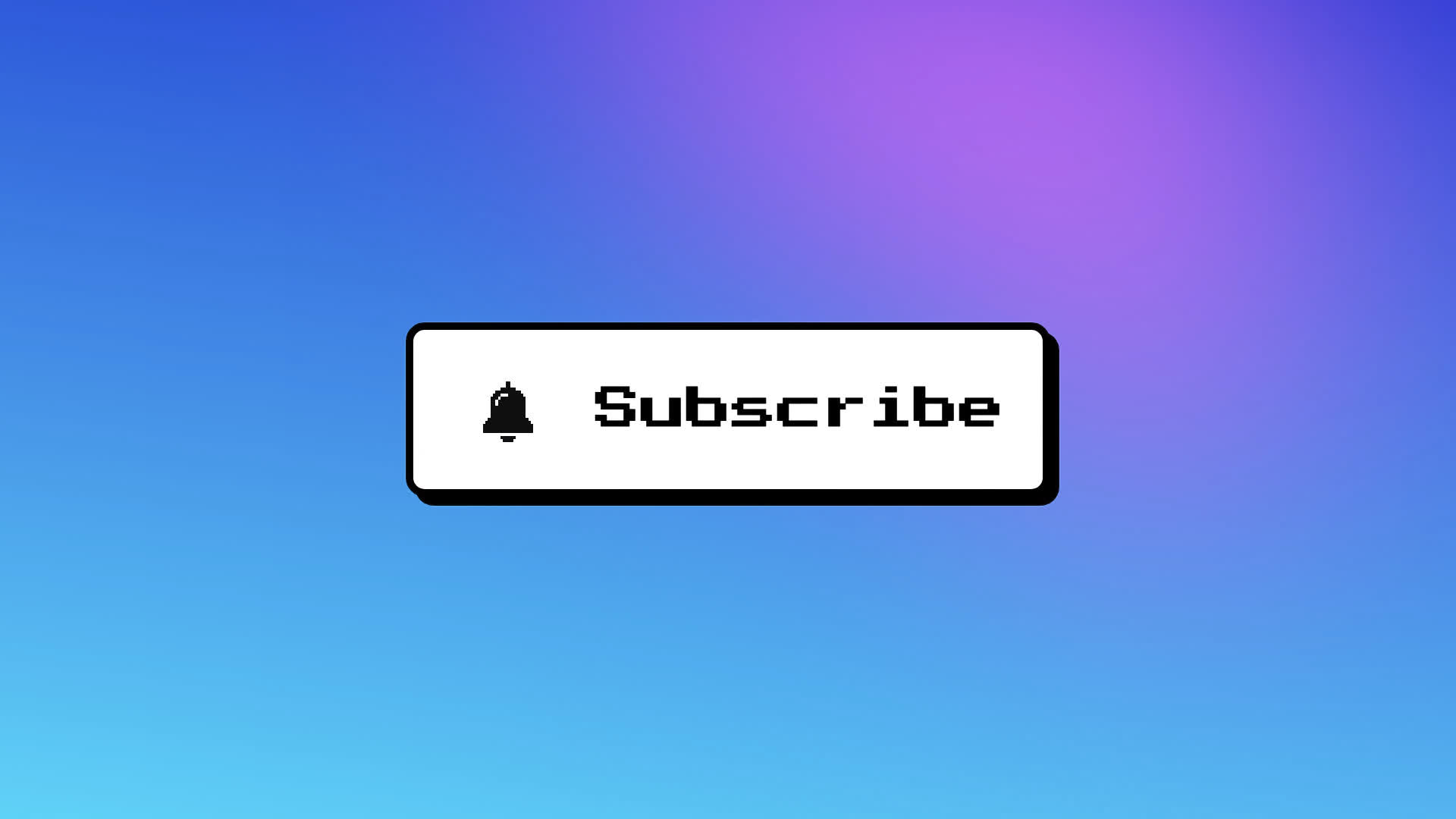 8-Bit Subscribe Button