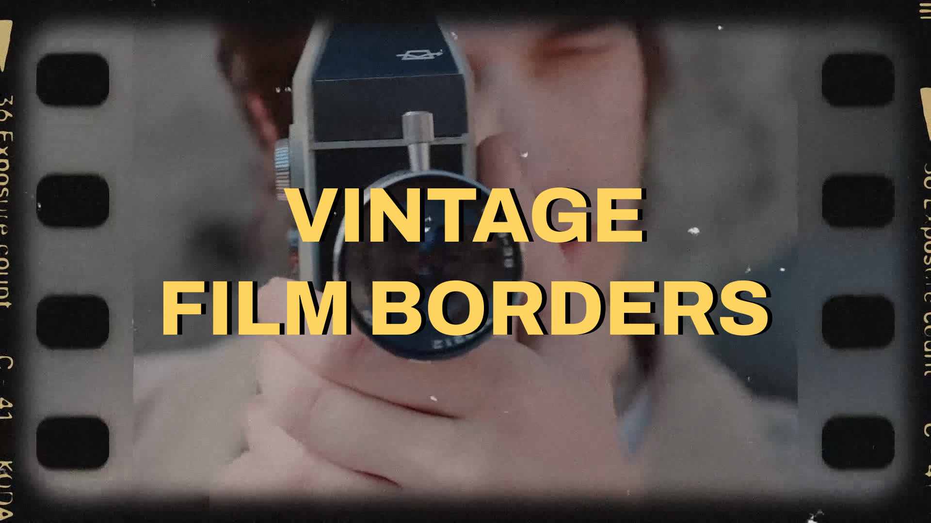 8mm Cinematic Film Border Pack