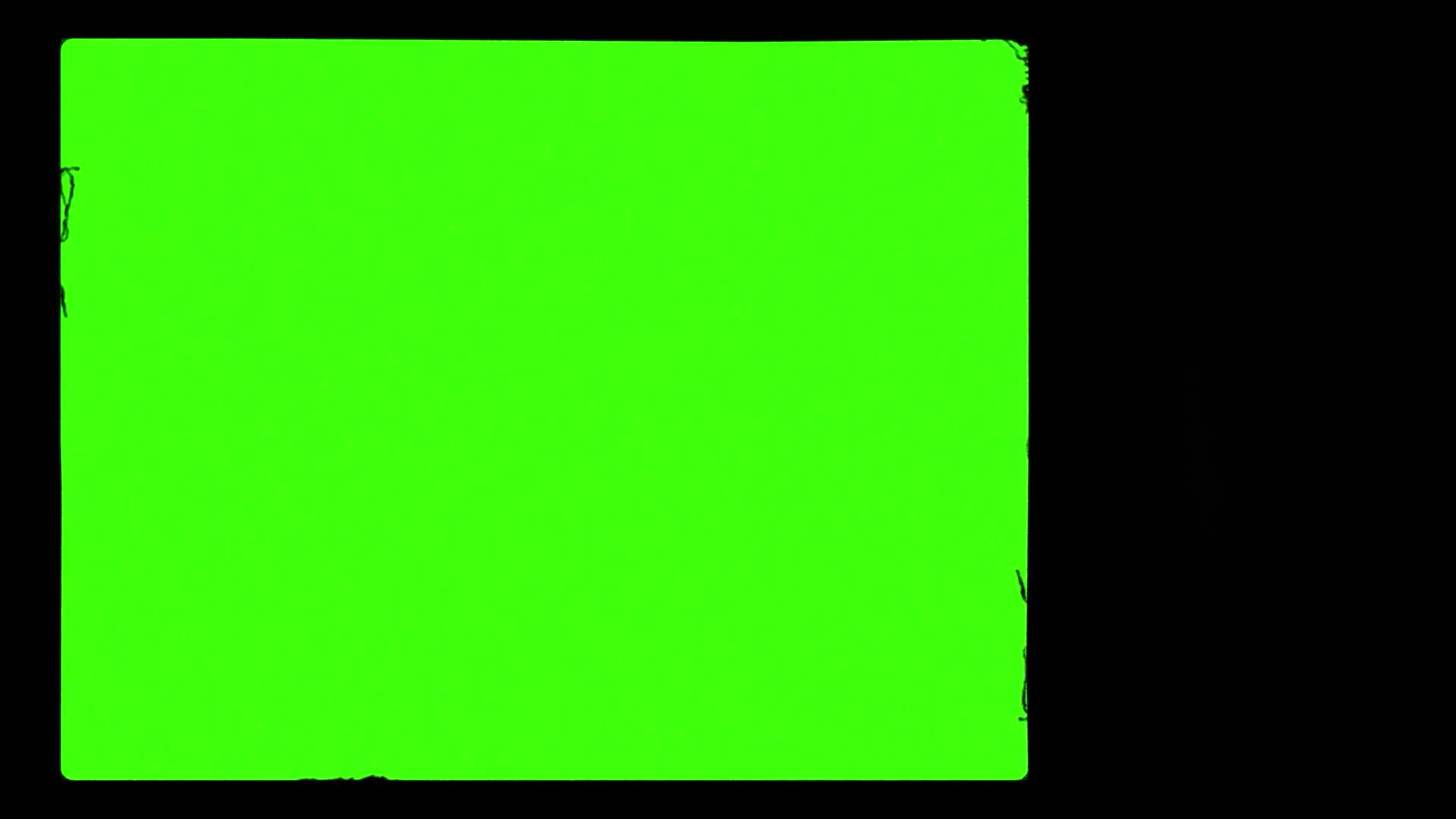 8mm Film Cutout Greenscreen