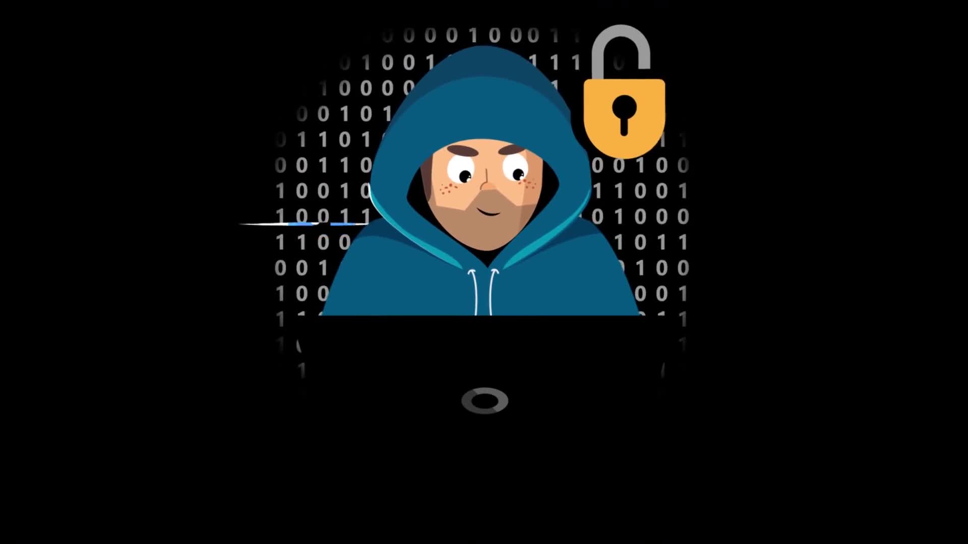 A Hacker Coding on Laptop Breaking Security On Alpha