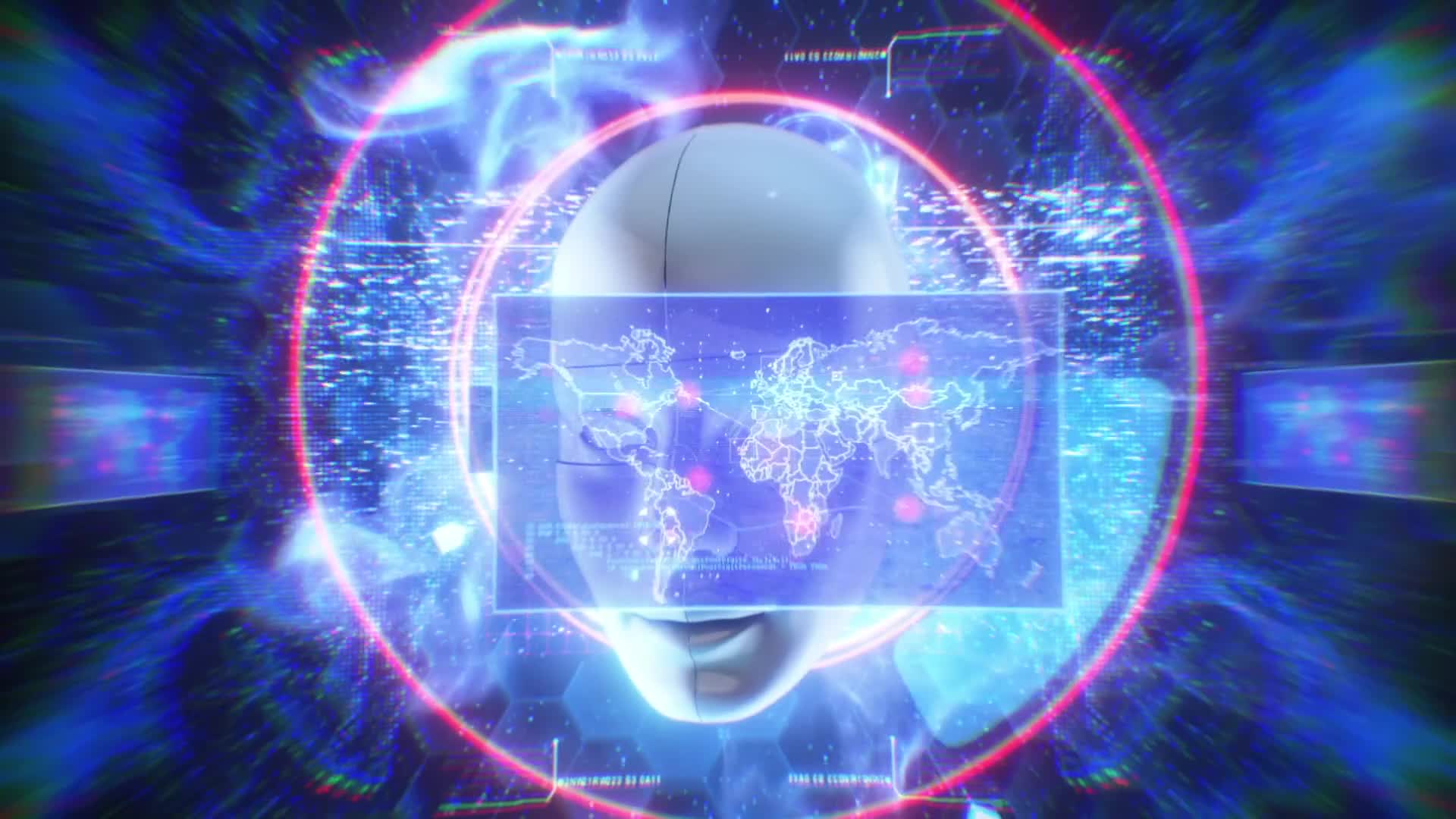 AI Assistant Searching Through Data