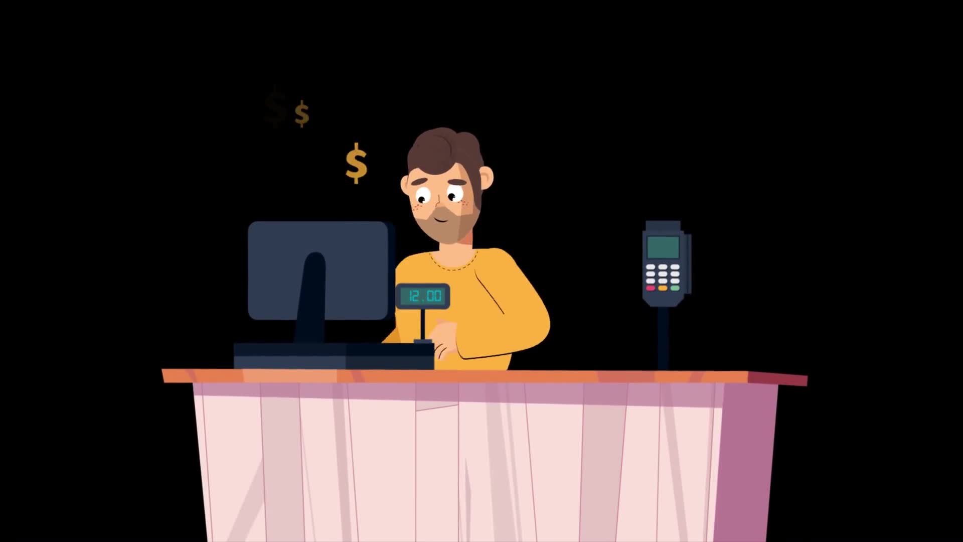 A Man Making Sales and Smiling On Alpha