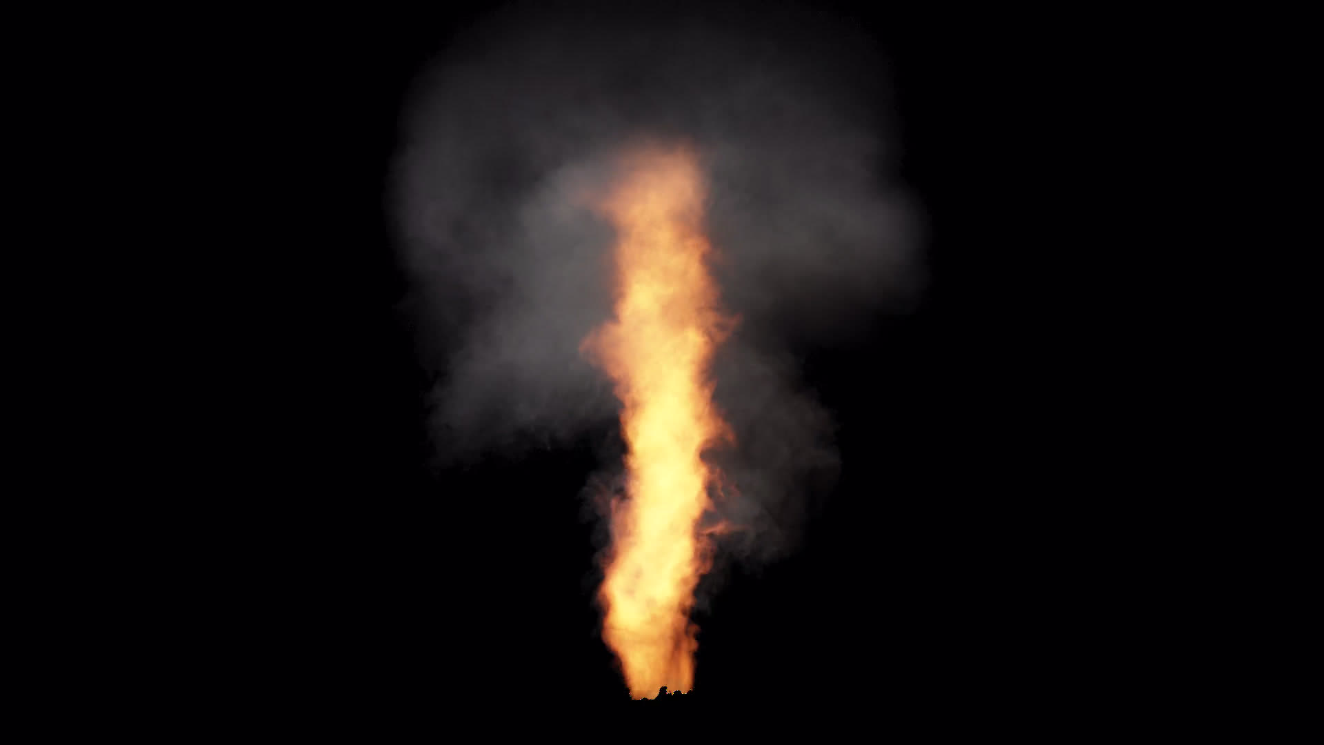 A Mesmerizing Fire Tornado On Alpha