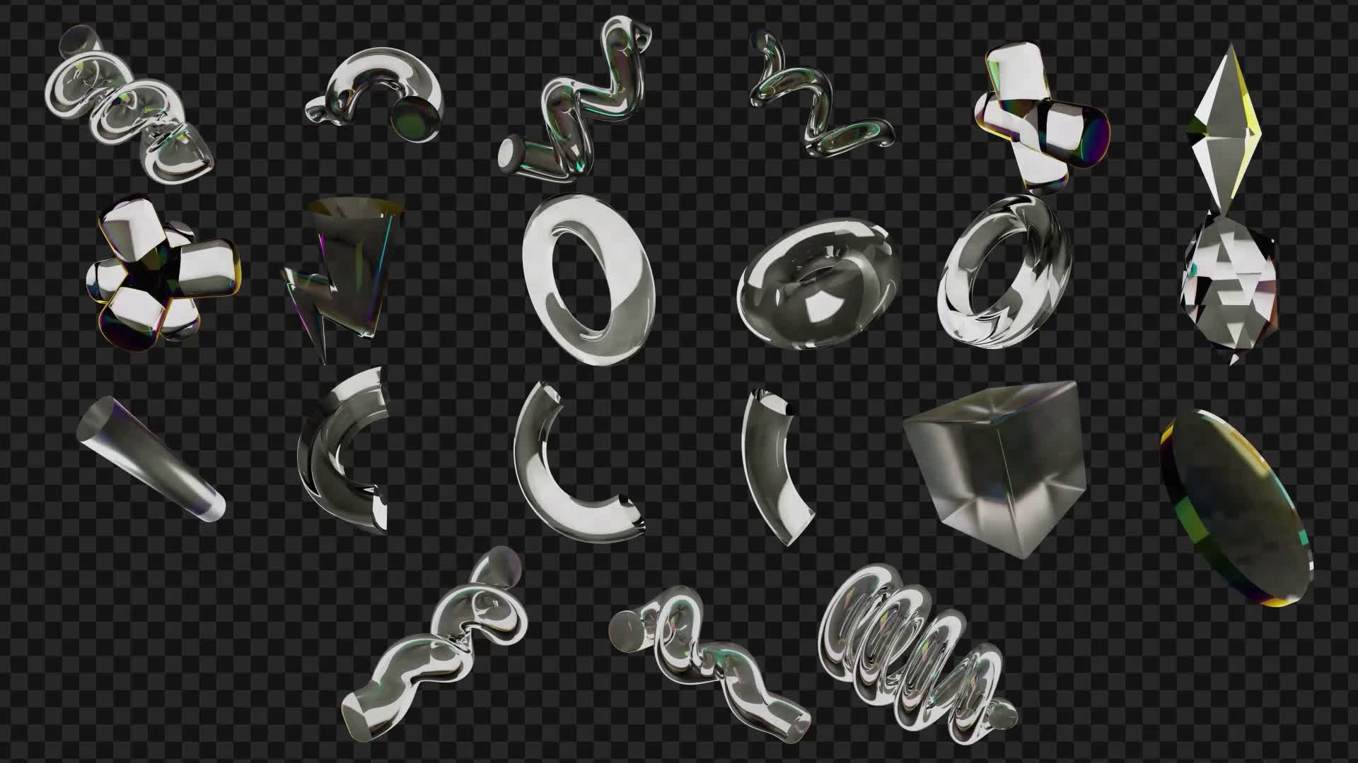 Abstract Glass Elements