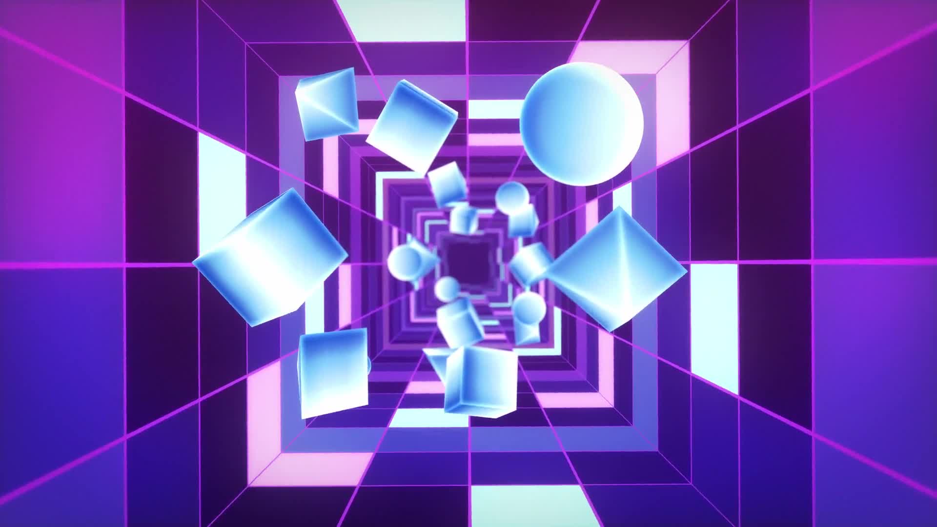 Abstract Gradient Grid Scene