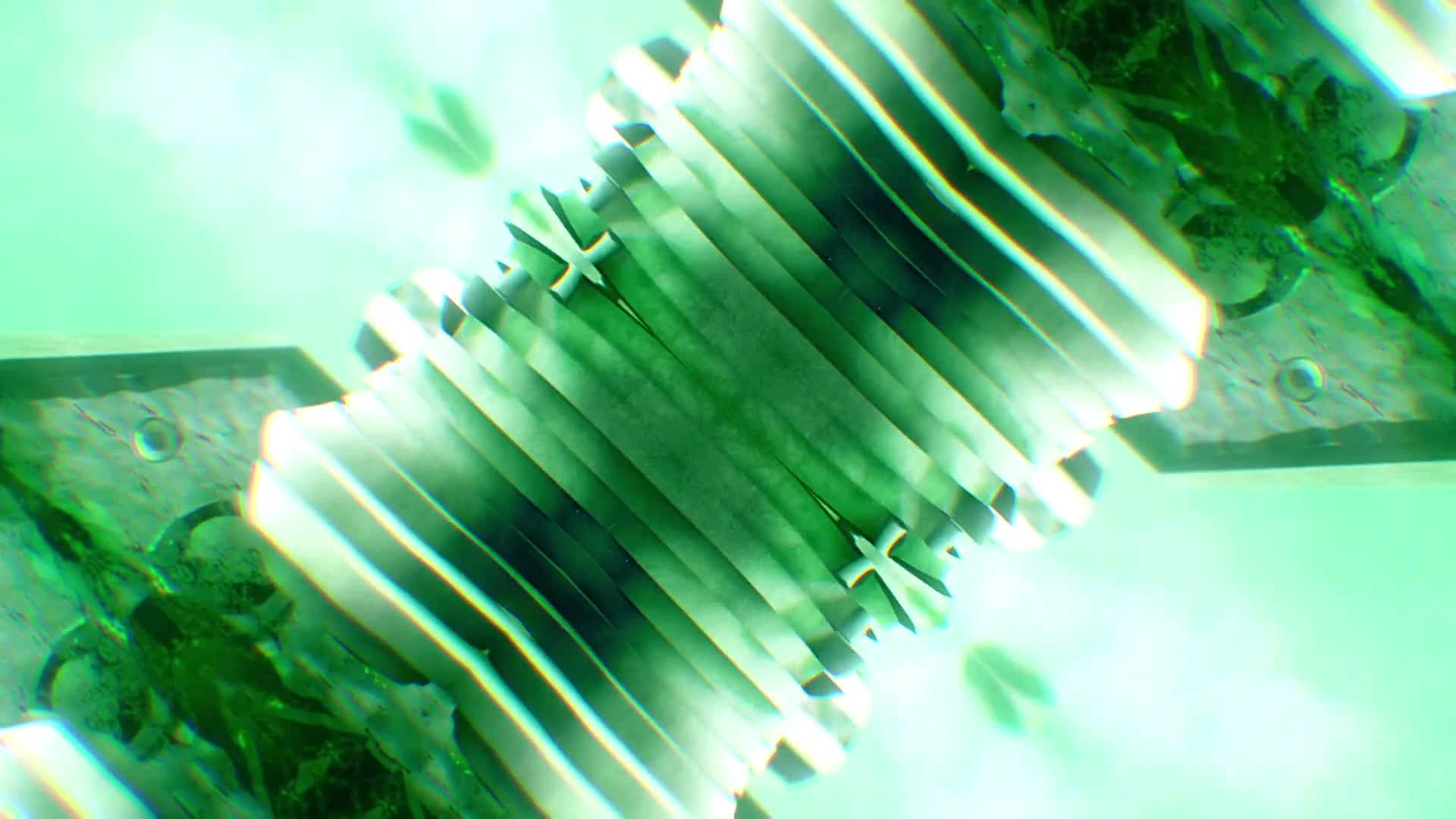 Abstract Kaleidoscopic Heads Sculpture