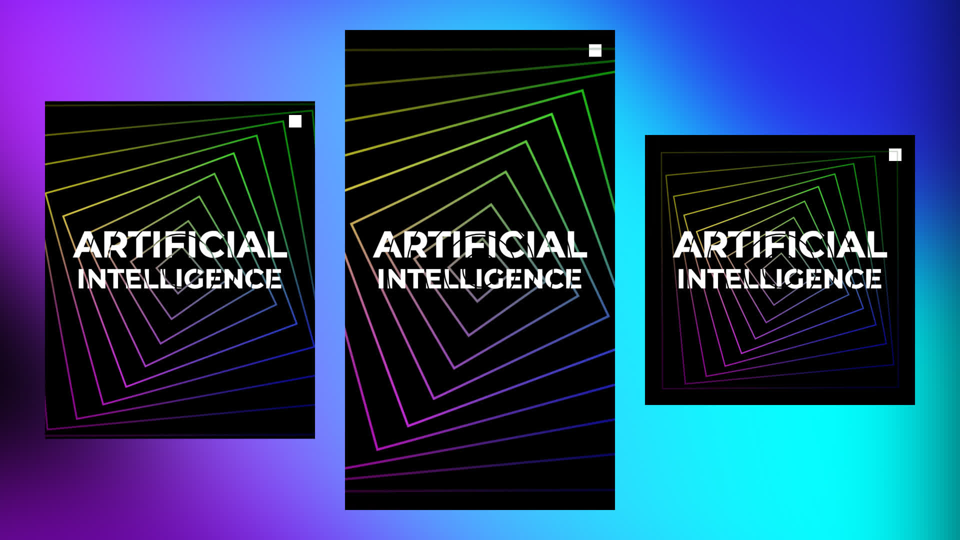 Abstract Neon Line
