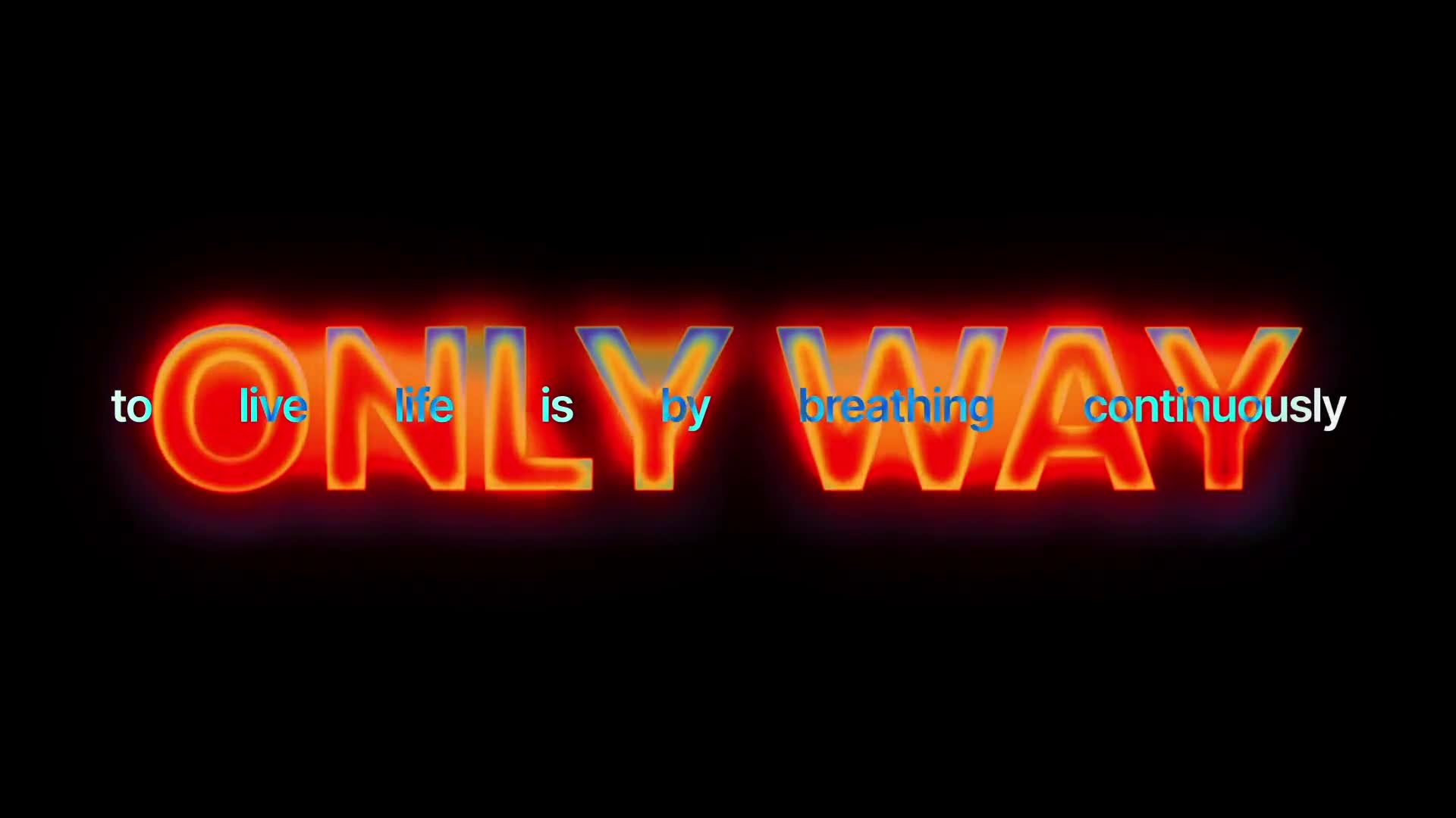 Heatmap Gradient Abstract Typography