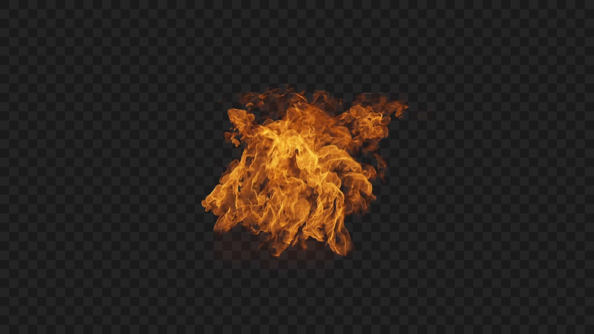 Action Ceiling Fire VFX on Alpha