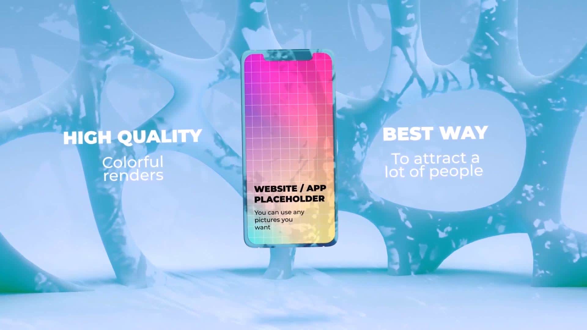 Aesthetic App Website Promo