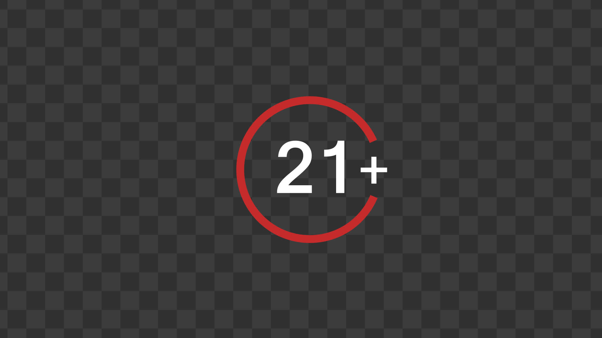 Age Restriction Badge Icon Animation
