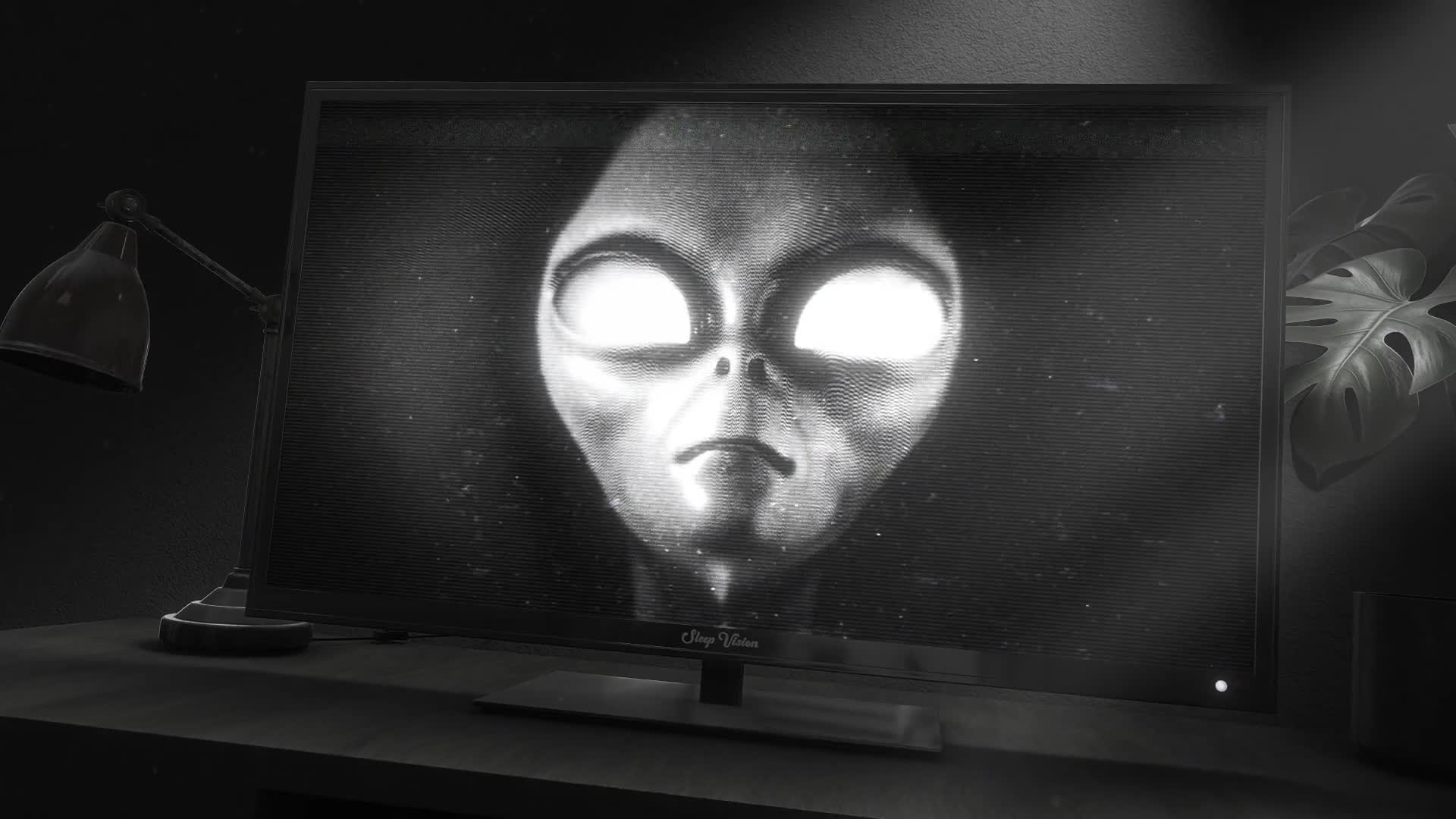 Alien Face TV Signal