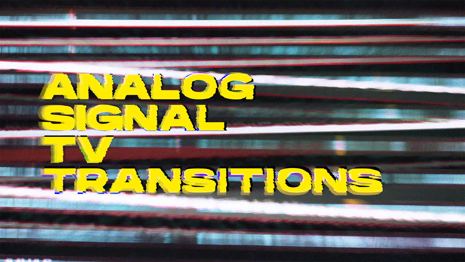Analog Signal TV Transitions