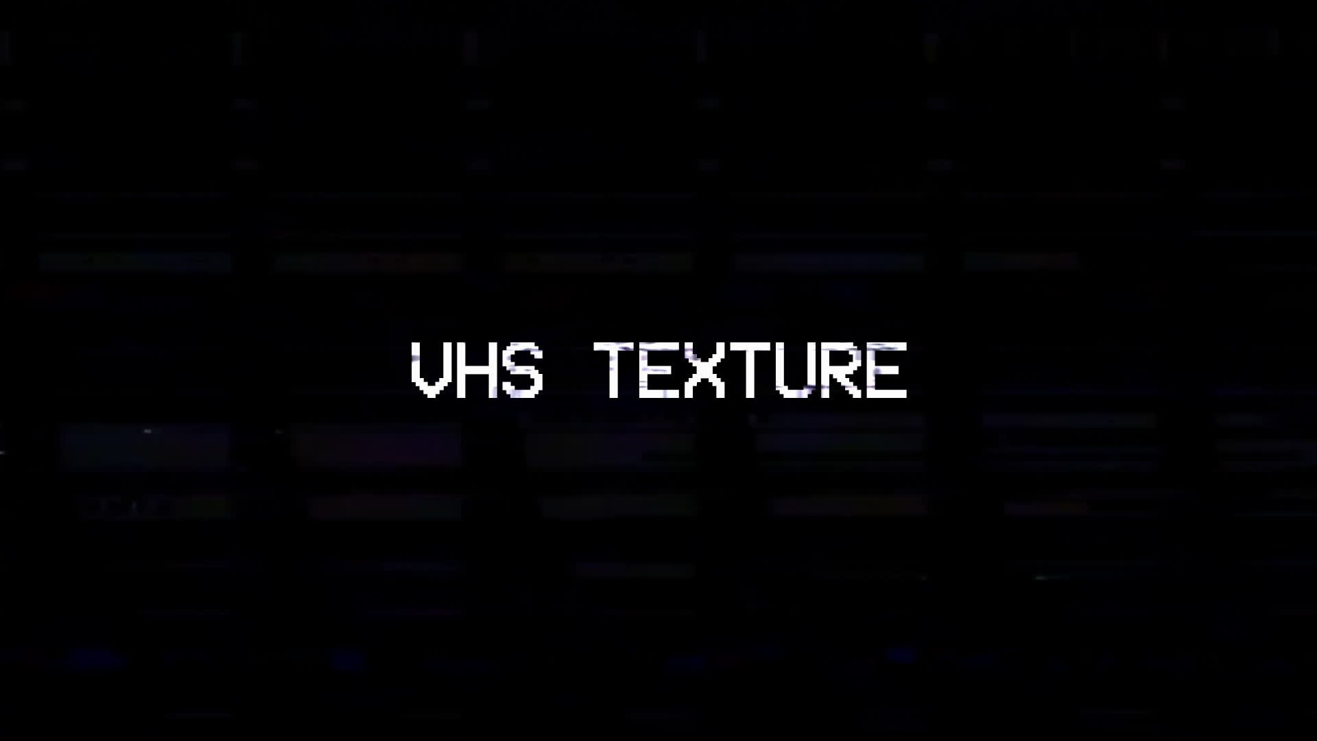 Analog TV Static Subtle VHS Noise