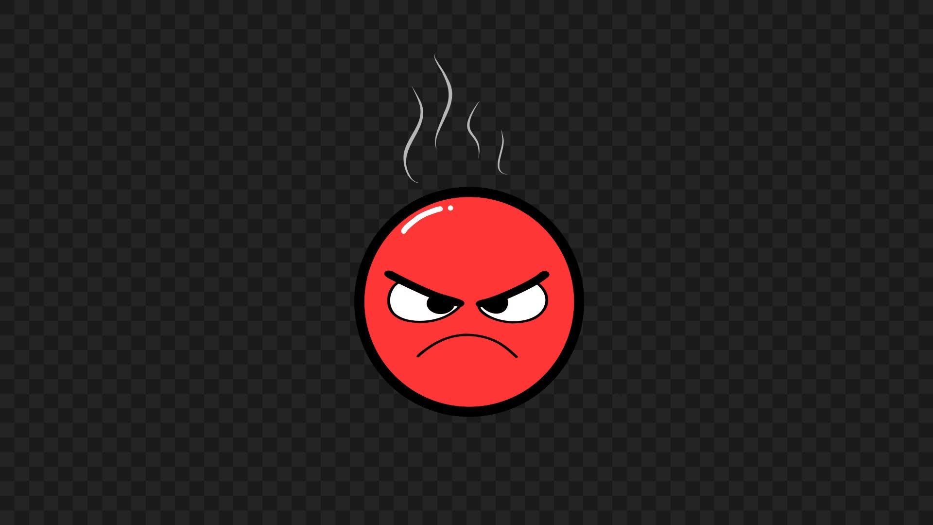Cartoon Angry Emoji