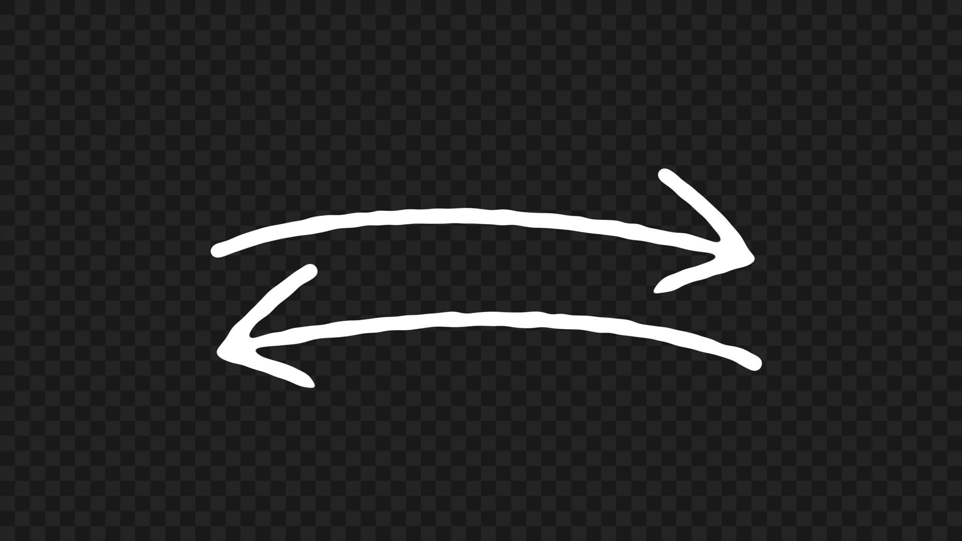 Animated 2 Arrows Pointing at Opposite Direction