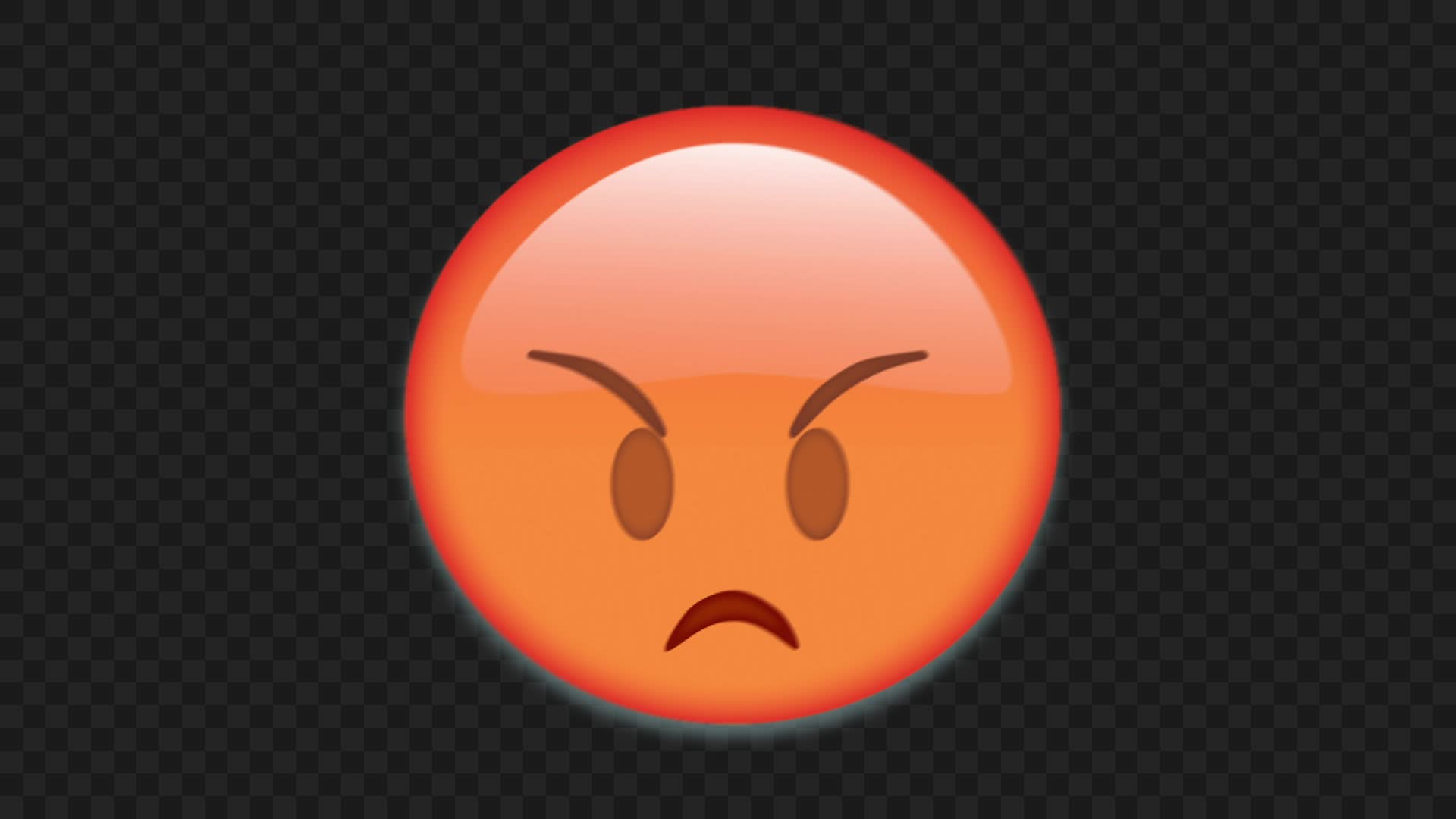 Animated Angry Face Emoji