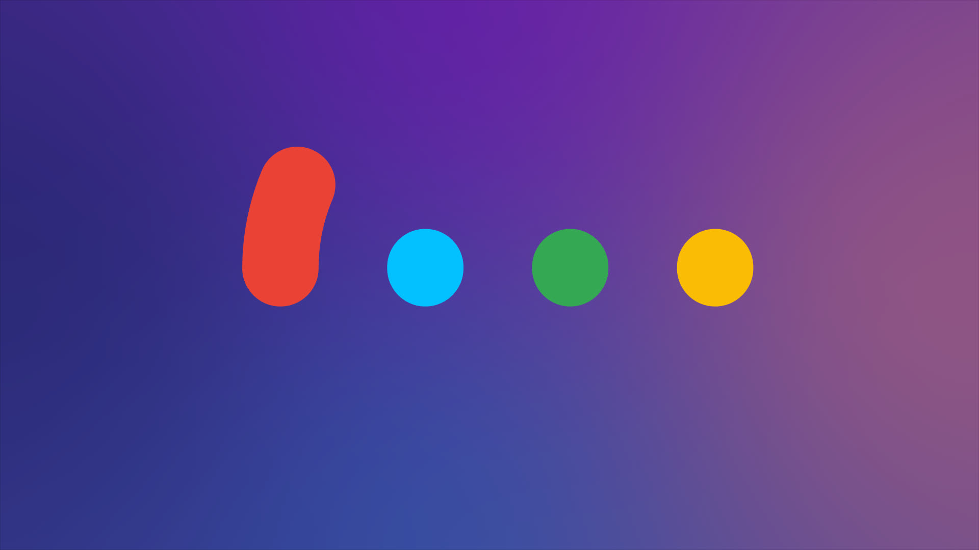 Animated Arching Multi Color Dot Wave Loading