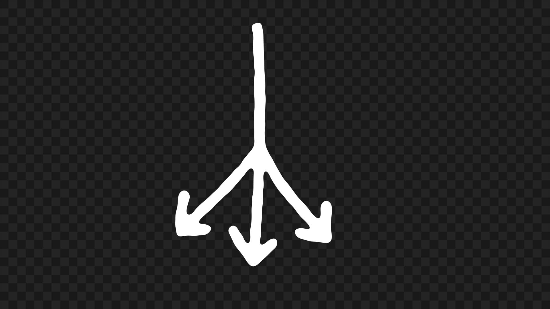 Animated Arrow Splitting in 3