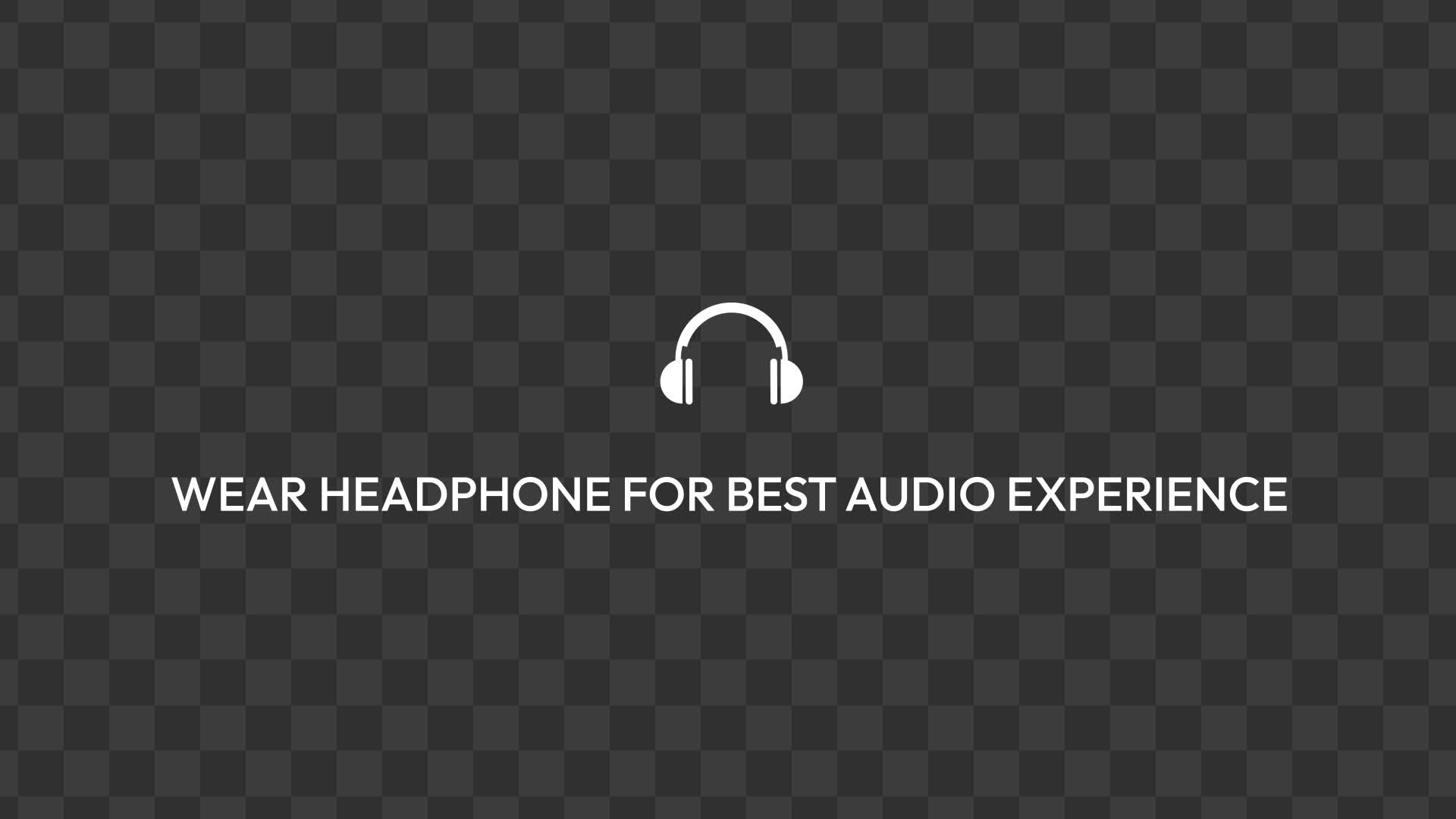 Animated Audio Headset With Immersive Audio Caption