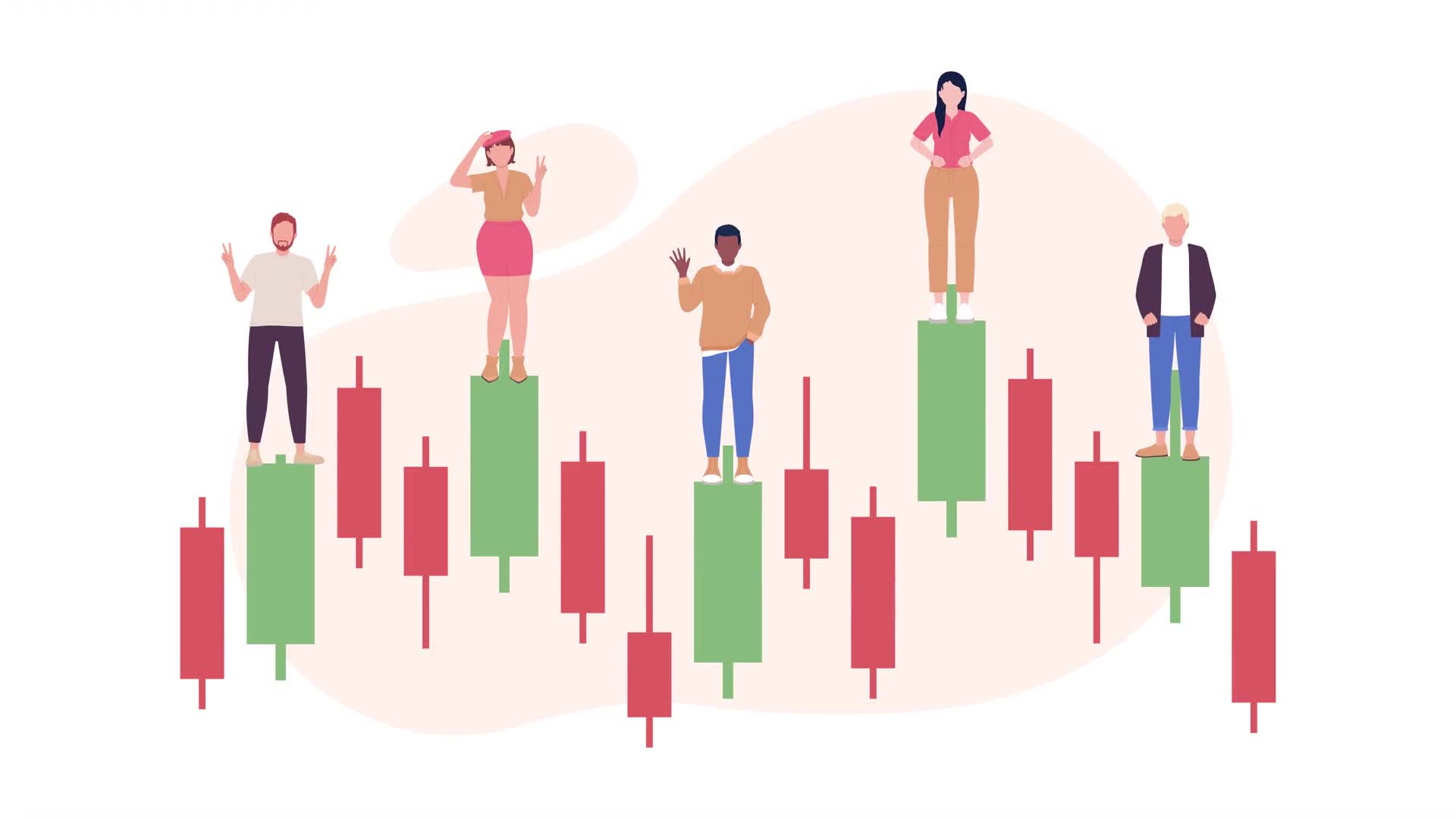 Animated Brokers And Traders Loader