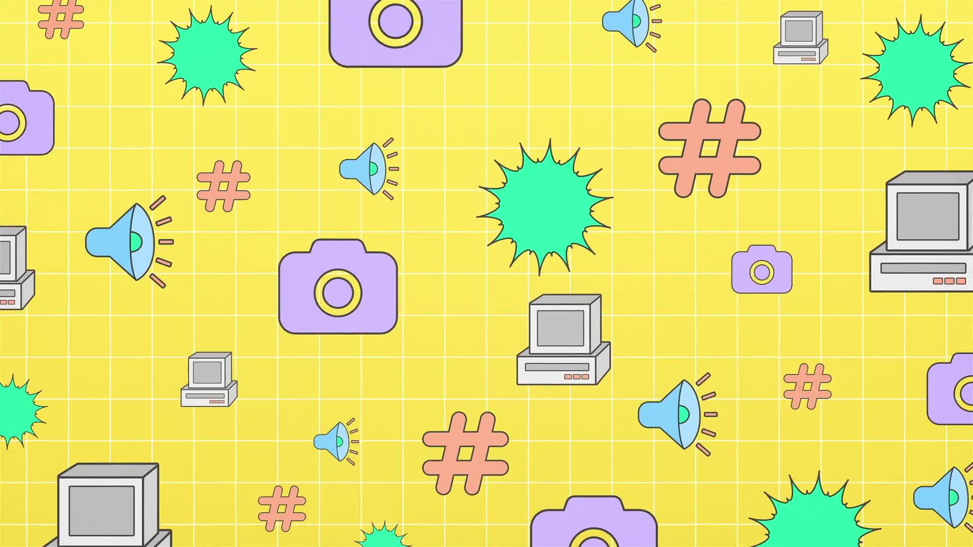 Animated Cartoon Sticker Loop